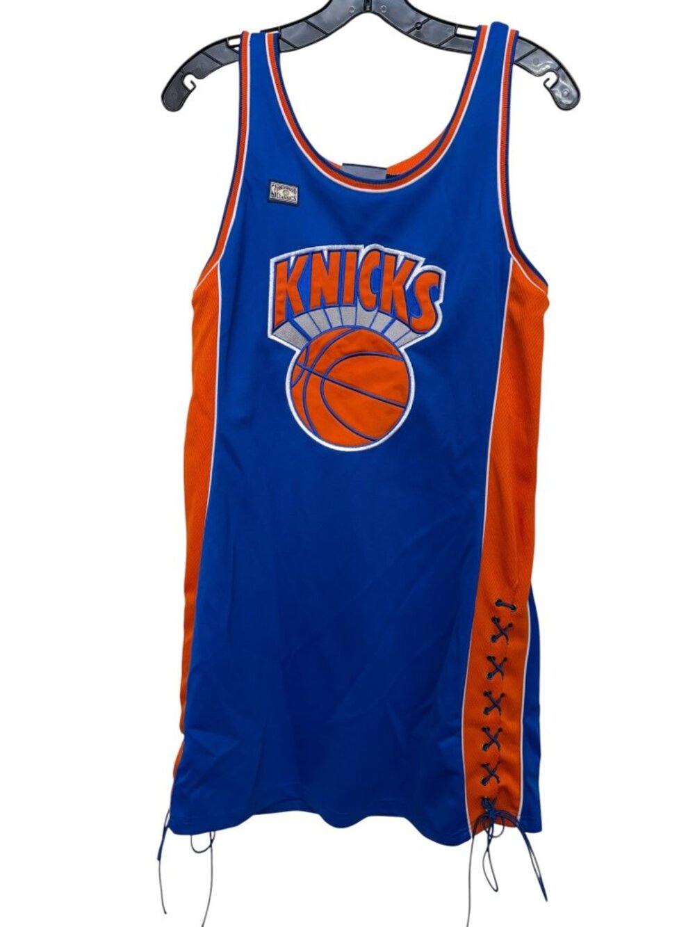 New York Knicks Women's Hardwood Classics Jersey Retro Style Dress SZ L